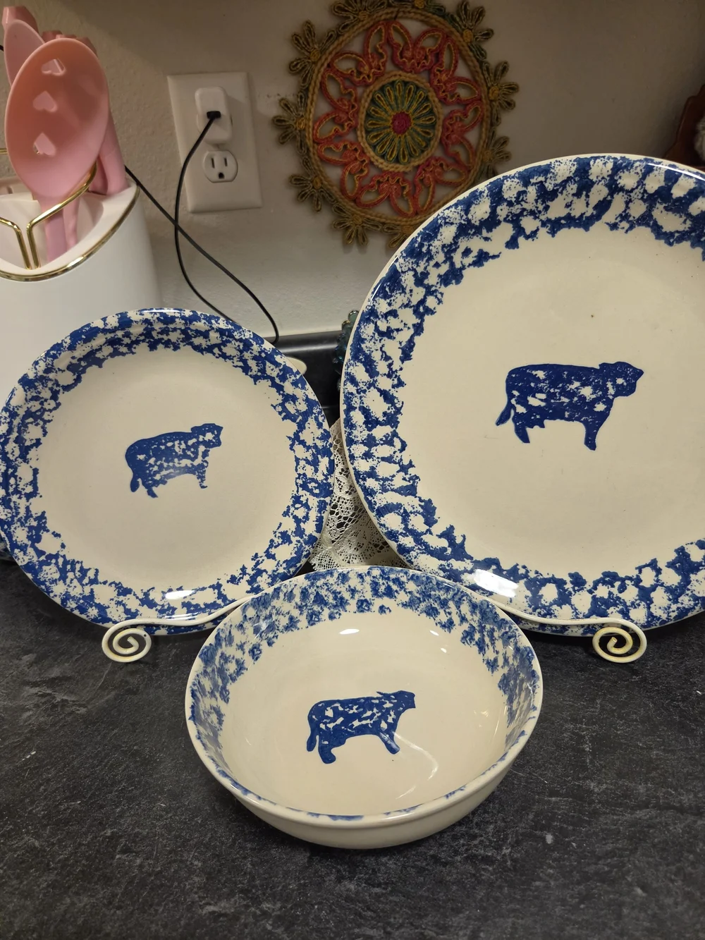 Cottagecore Dinnerware Set By Tienshan Rare!!!